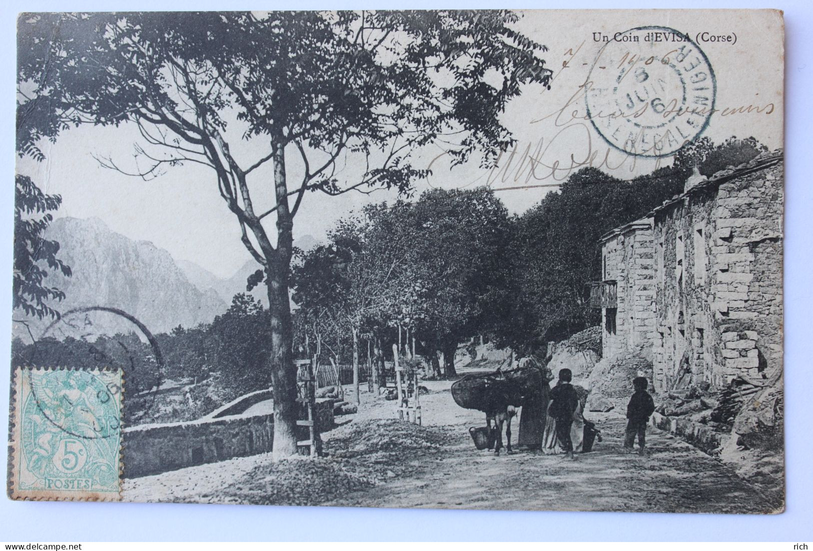 CPA   [20] [2A] Corse du Sud - Un coin d'EVISA