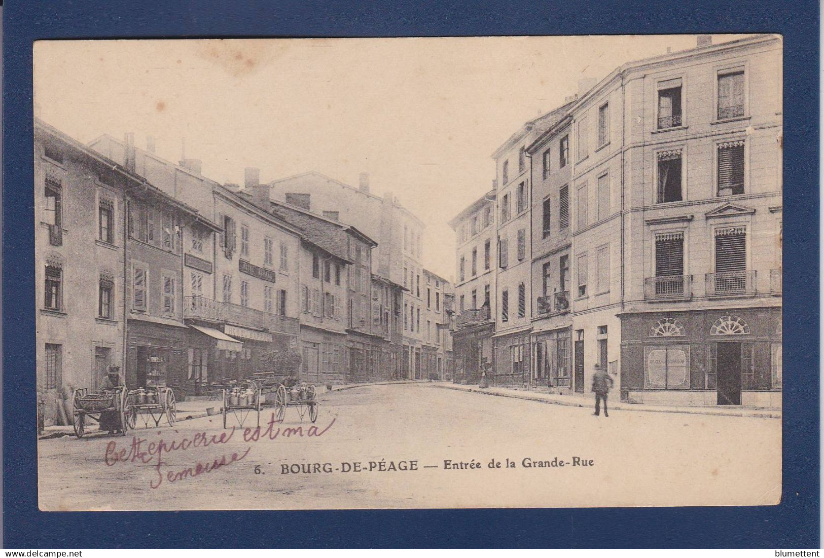 CPA [26] Drôme > Bourg-de-Péage écrite