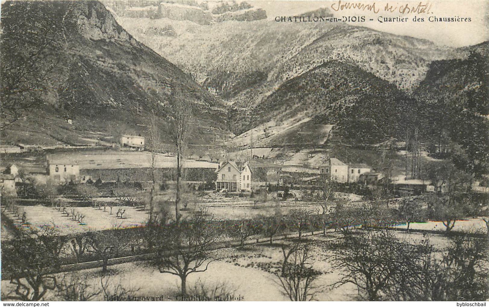 CPA 26 Drôme Châtillon-en-Diois Quartier des Chaussières