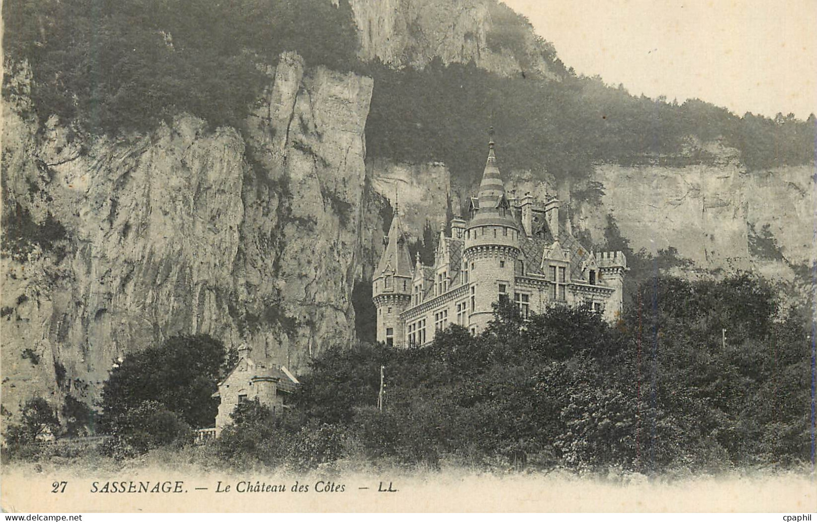 CPA 27 sassenage le chateau des cotes