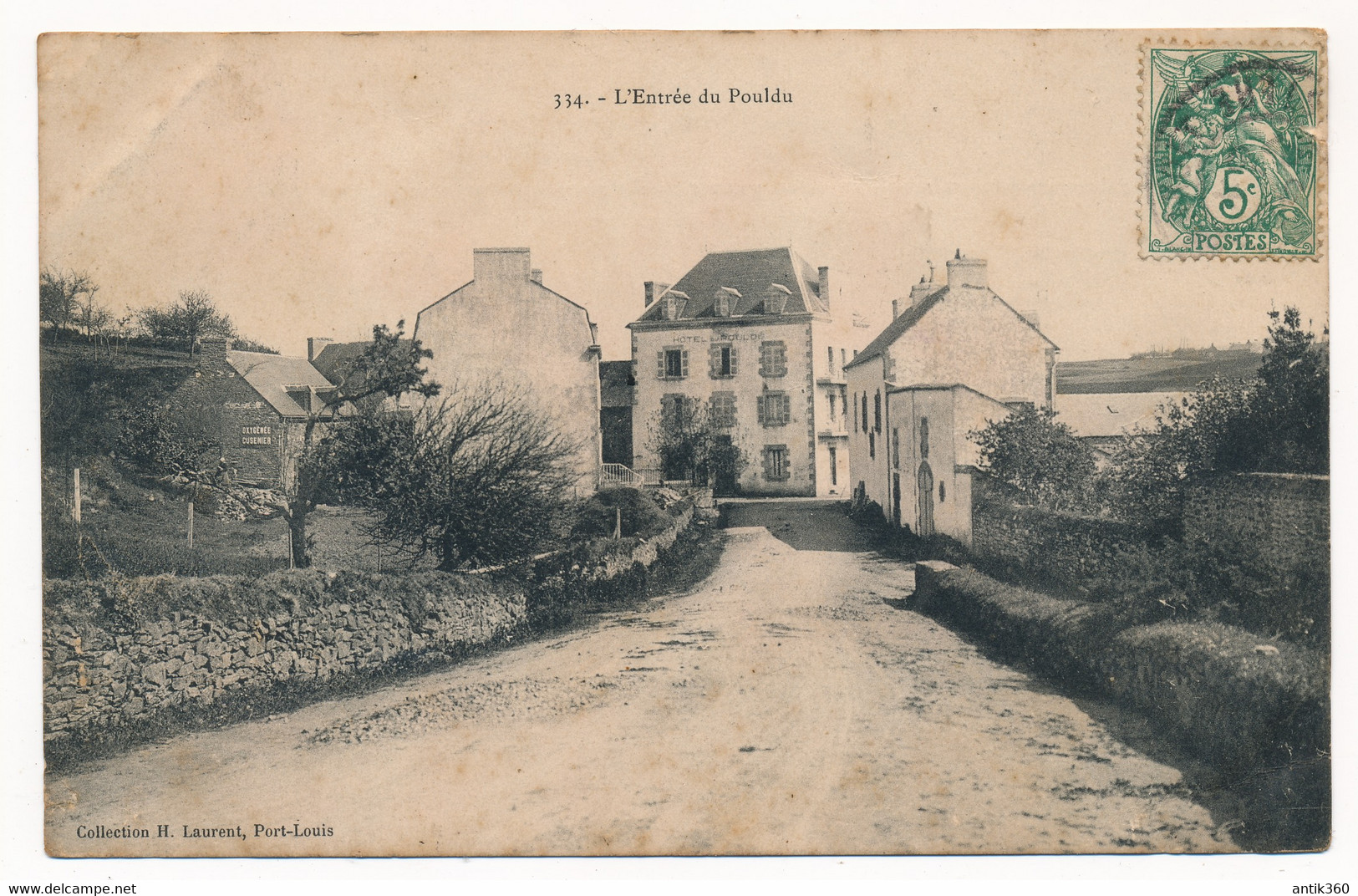 CPA 29 LE POULDU Entrée du Pouldu