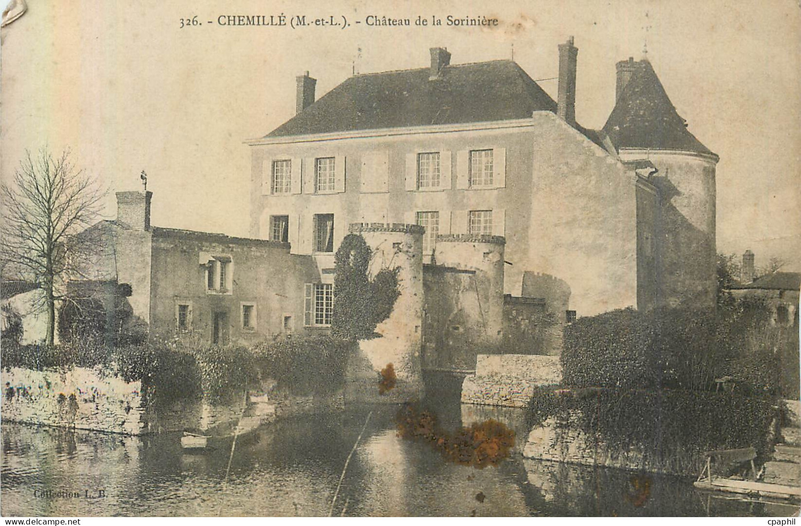 CPA 326 chemille (m et l) chateau de la soriniere