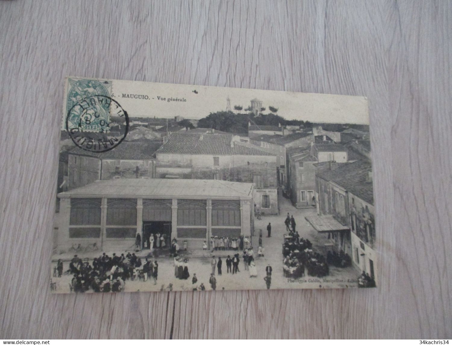 CPA 34 Hérault Mauguio vue générale