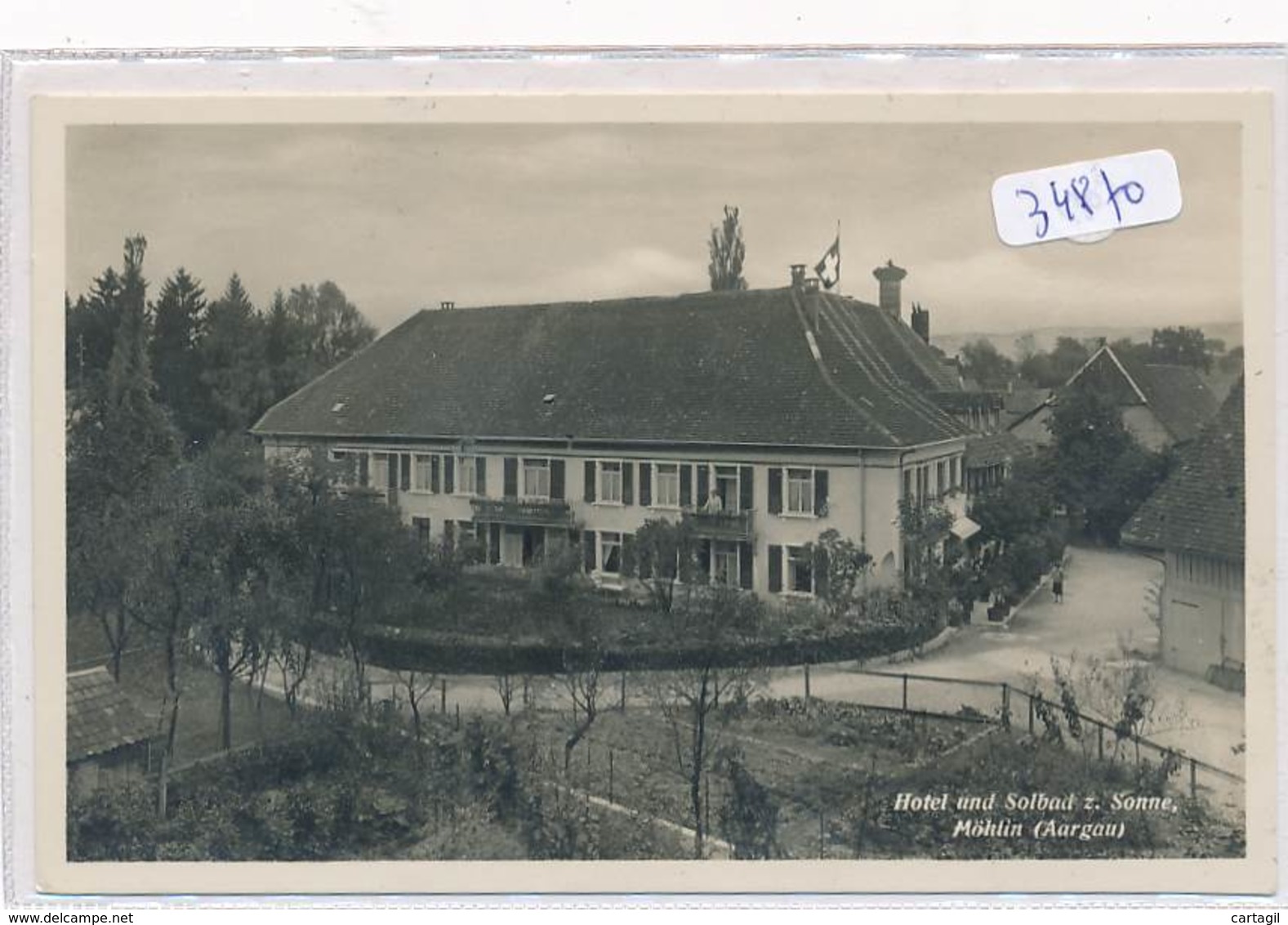 CPA -34870 Suisse--Möhlin- Hotel und Solbad  zur Sonne -Livraison offerte sous condition ( voir conditions de vente)
