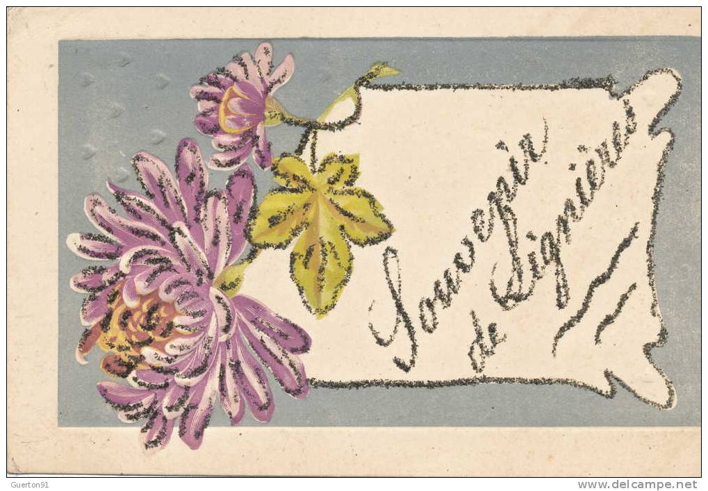 CPA (37)  LIGNIÈRES  /  Souvenir de Lignières  -