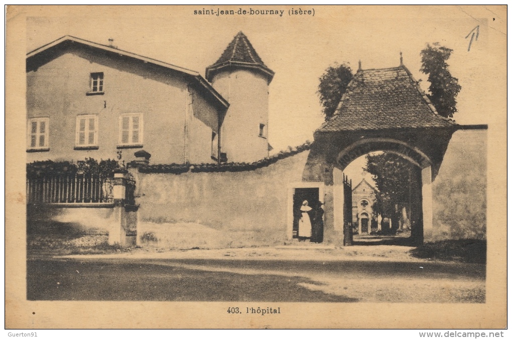 ( CPA 38 )  SAINT-JEAN-DE-BOURNAY  /  L´Hôpital  -