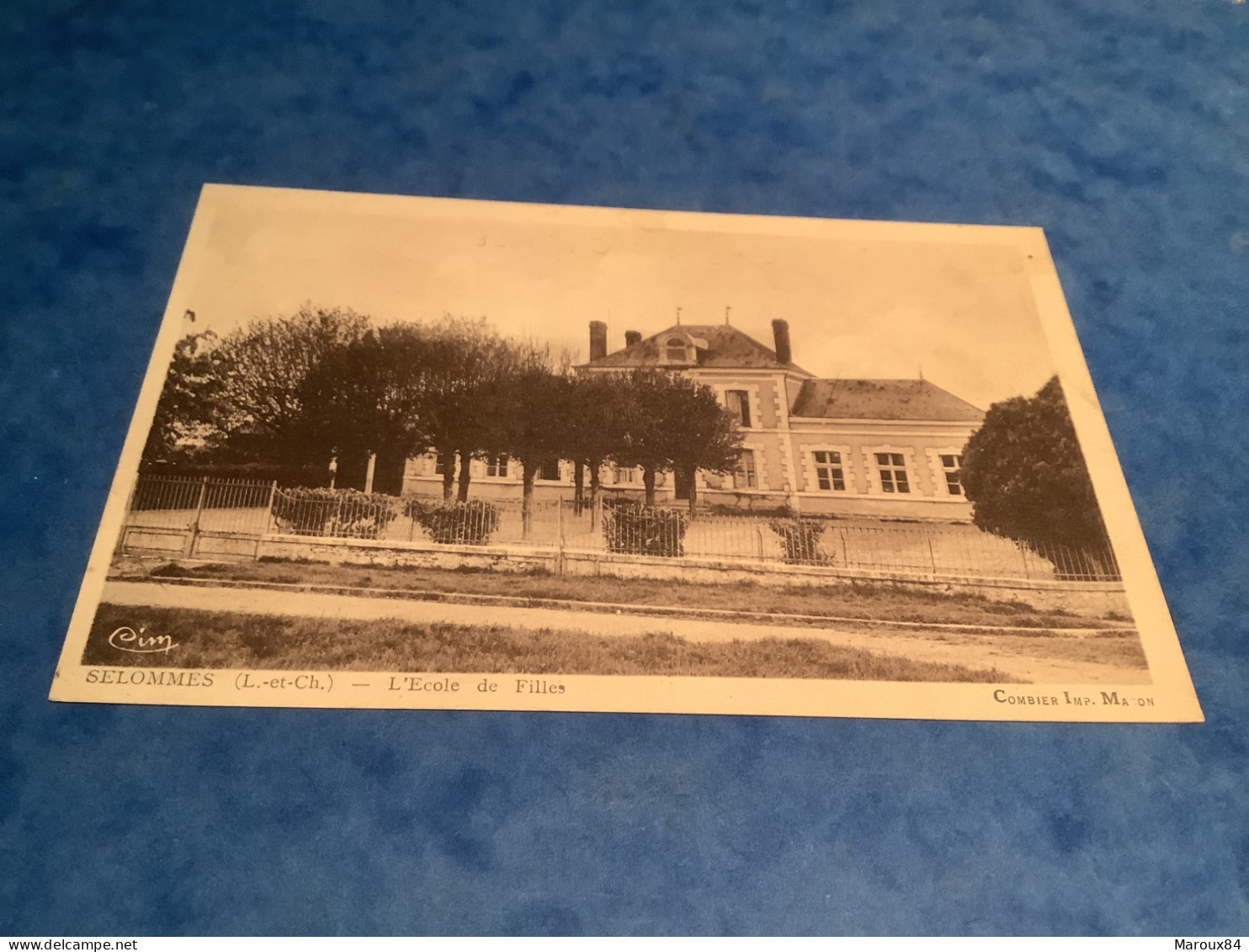 CPA 41 selommes l’école de filles