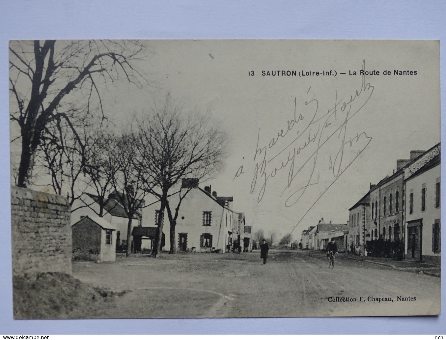 CPA 44 Loire Atlantique - SAUTRON - La route de Nantes