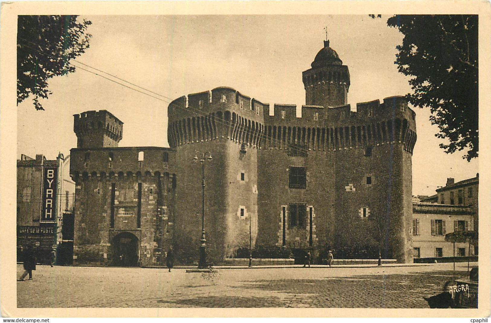 CPA 511 perpignan le chatillet (xiv siecle)