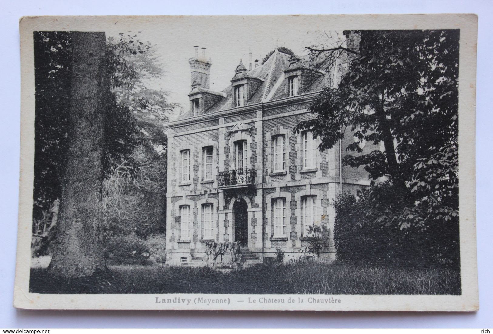 CPA [53] Mayenne > Landivy - Le Château de la Chauvière