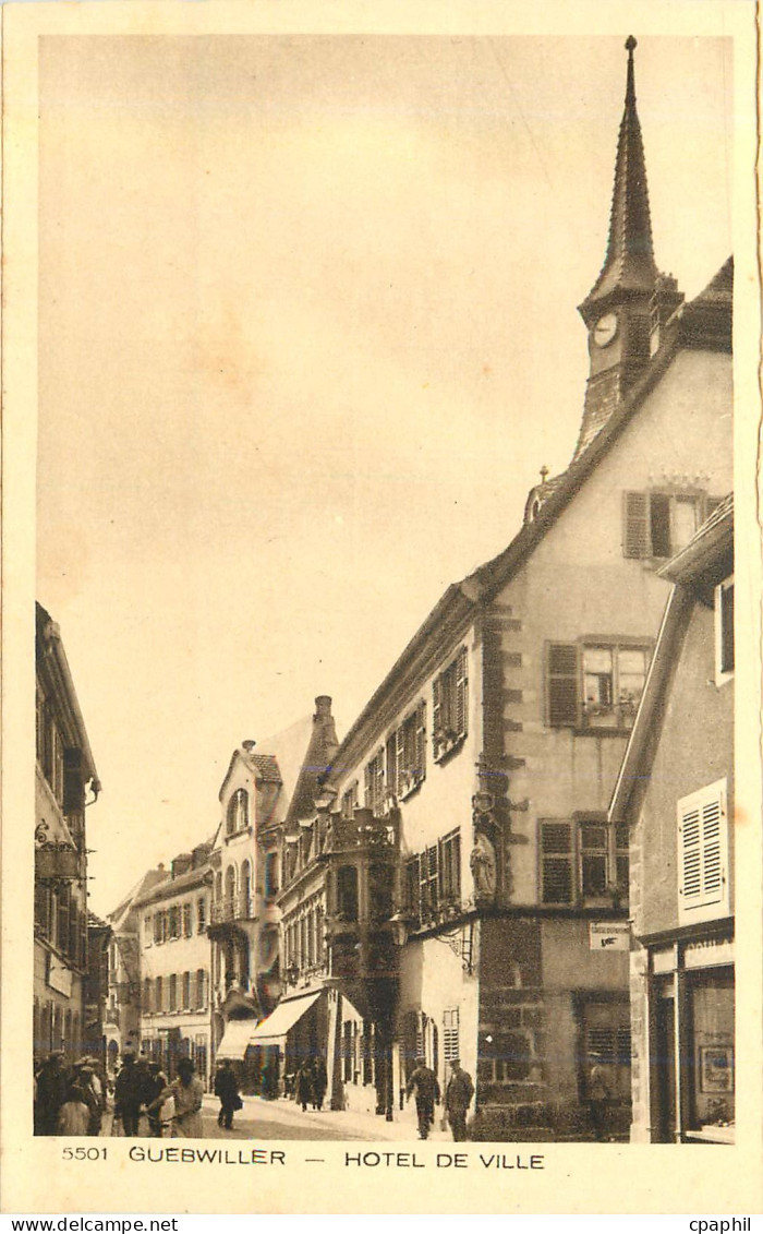 CPA 5501 guebwiller hotel de ville