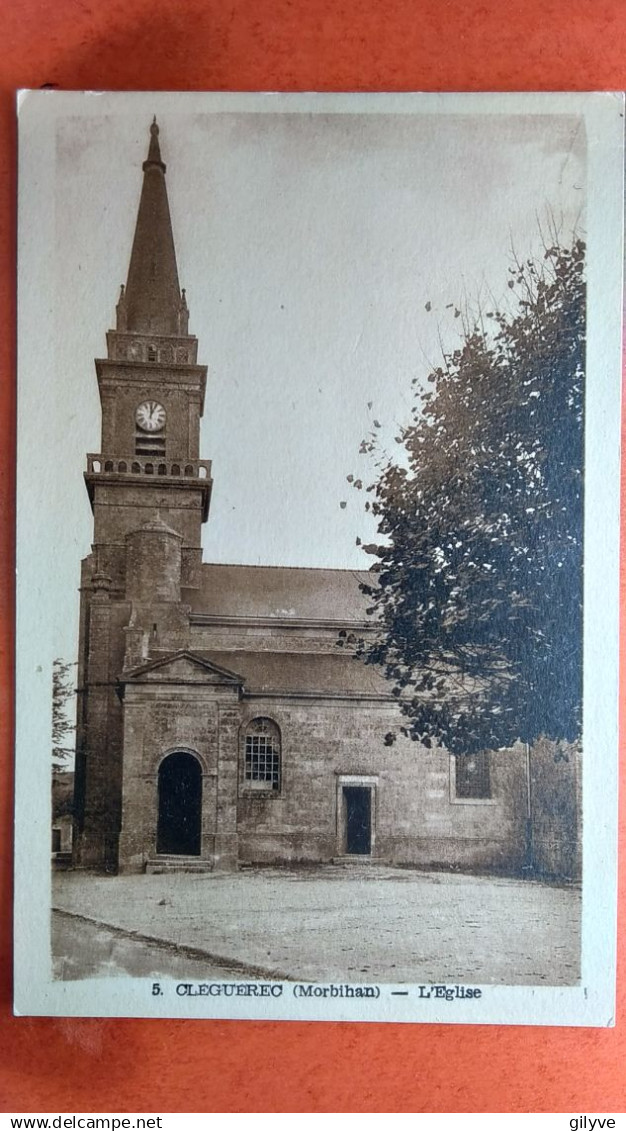 CPA (56) CLEGUEREC. L'église.  (Bt10.1386)