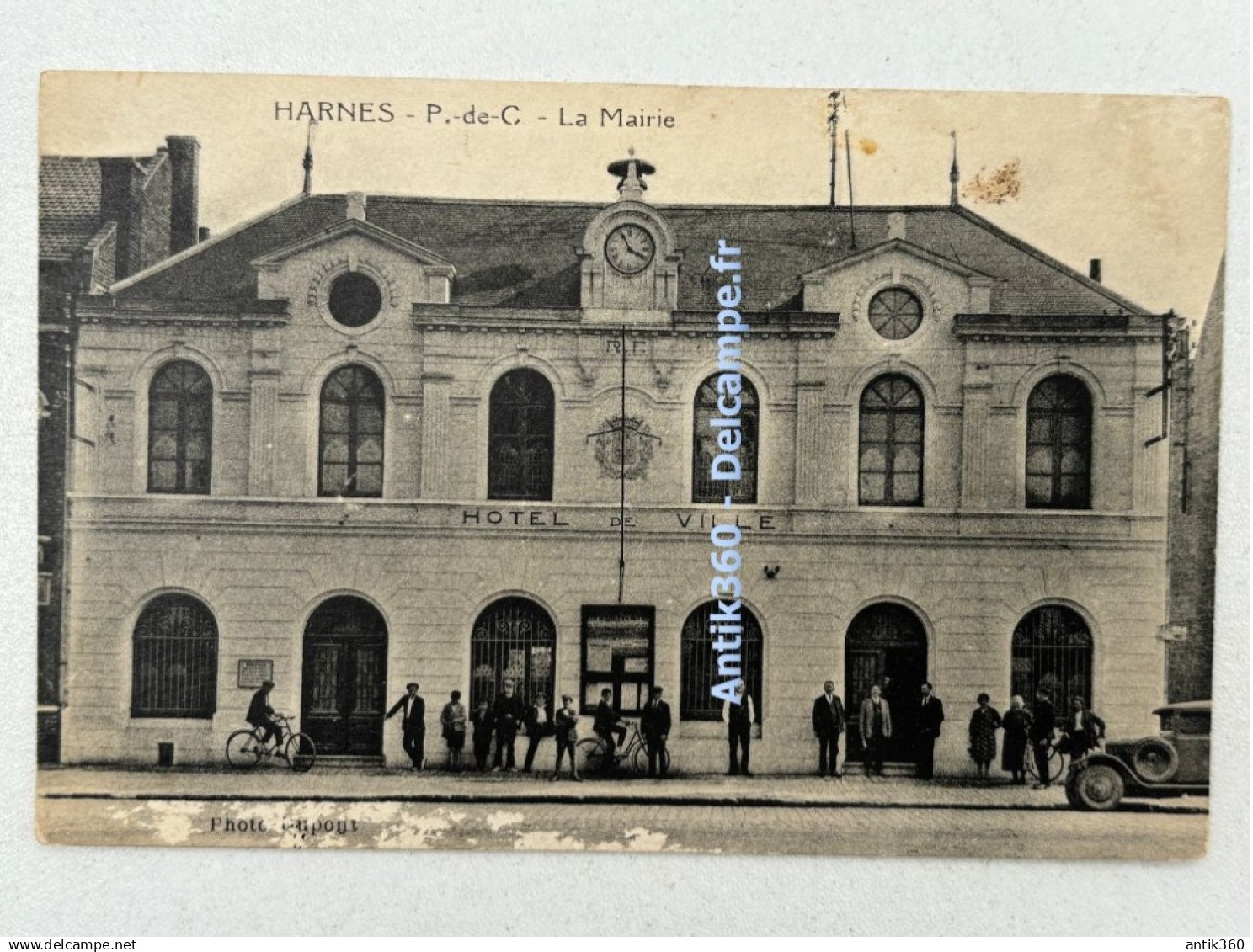 CPA 62 HARNES La Mairie