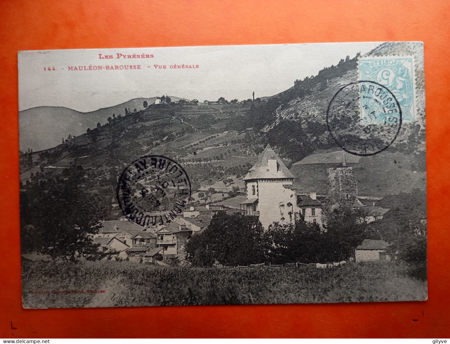 CPA (65)  MAULEON BAROUSSE. Vue générale.    (Bt-15.1573)