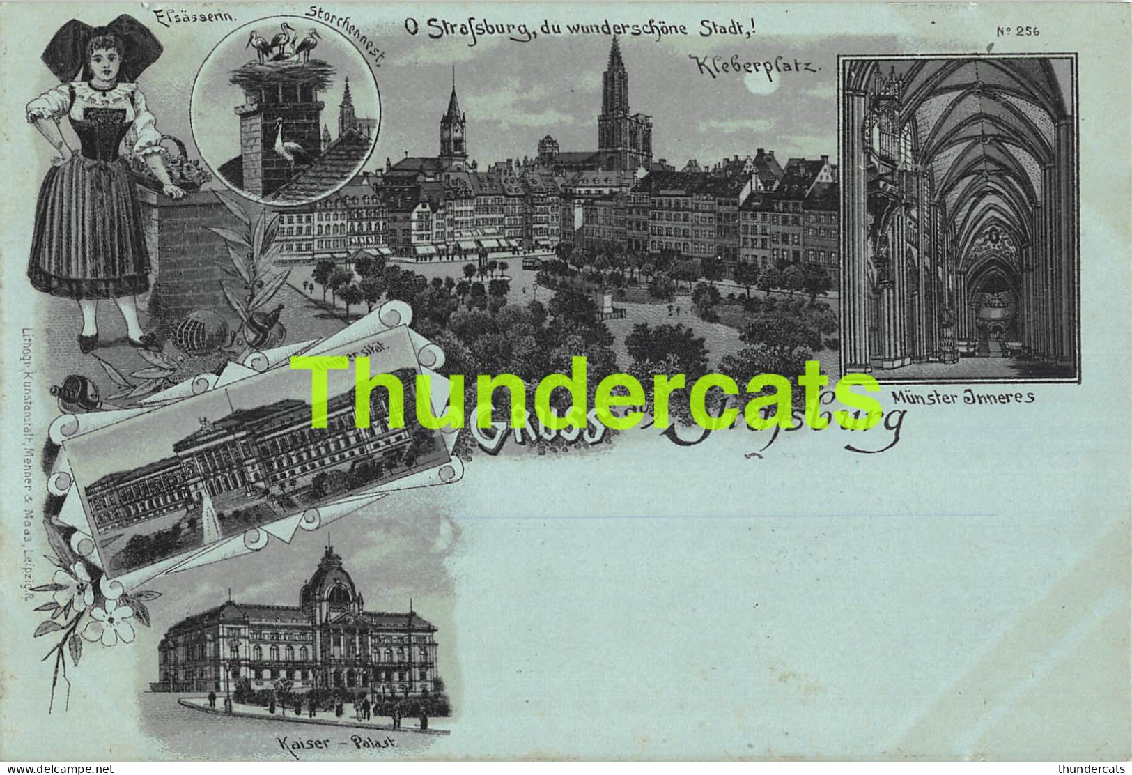 CPA 67 GRUSS AUS STRASBURG STRABOURG MEHNER & MAAS