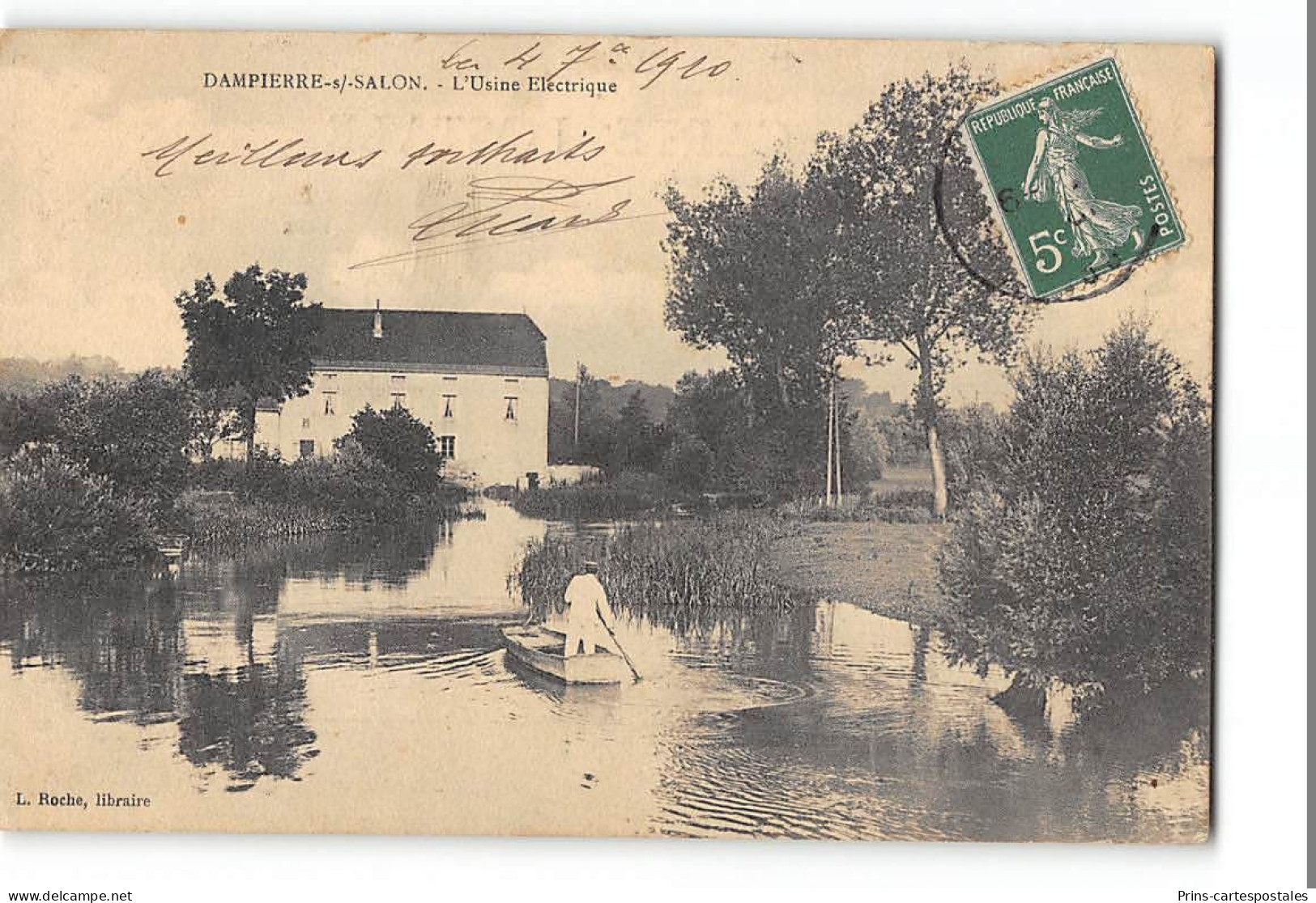 CPA 70 Dampierre sur Salon l'usine électrique