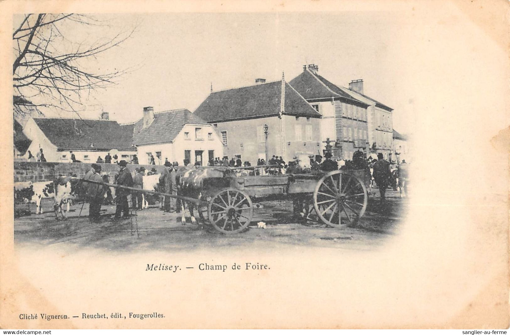 CPA 70 MELISEY / CHAMP DE FOIRE