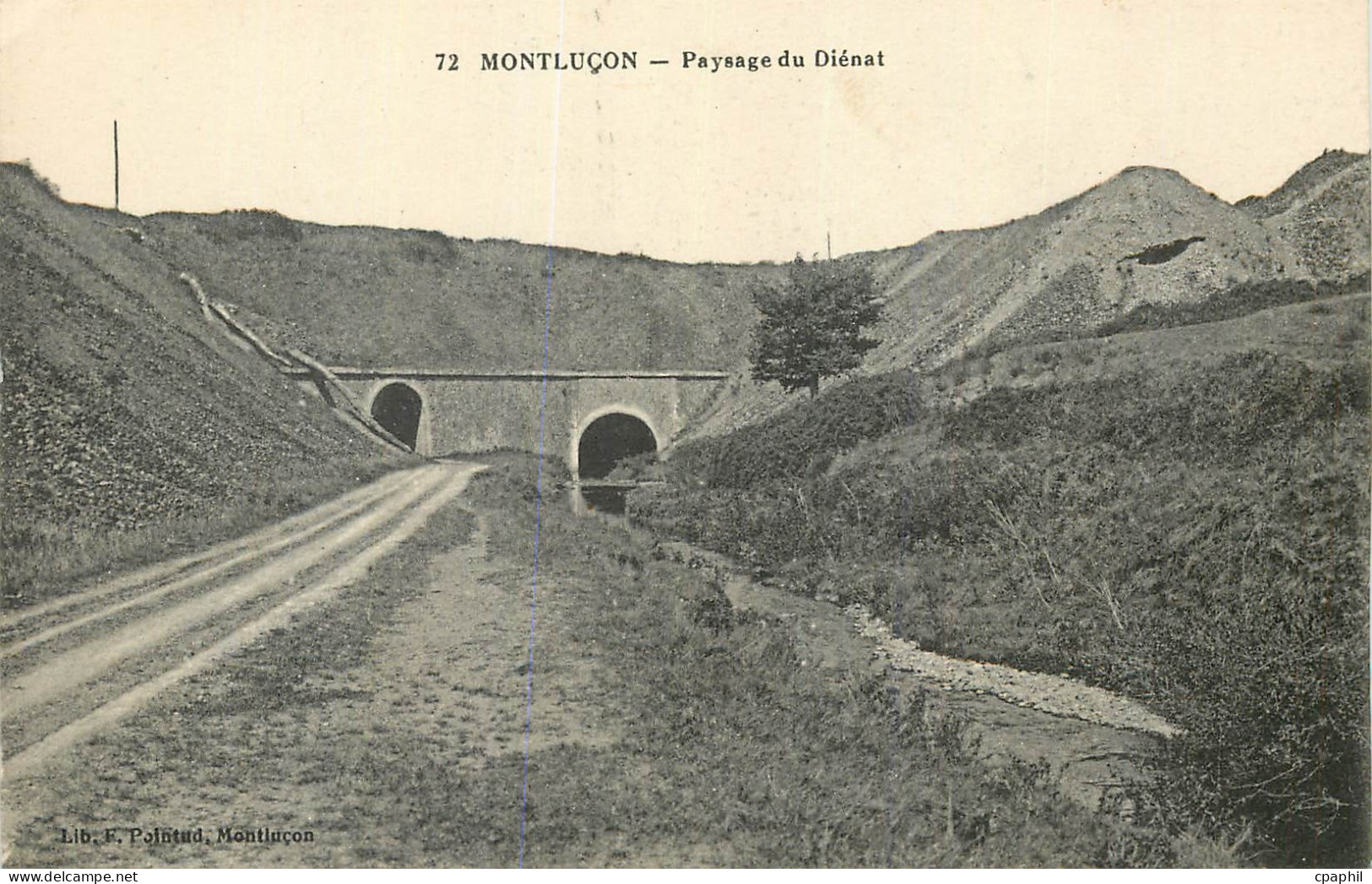 CPA 72 montlucon paysage du dienat