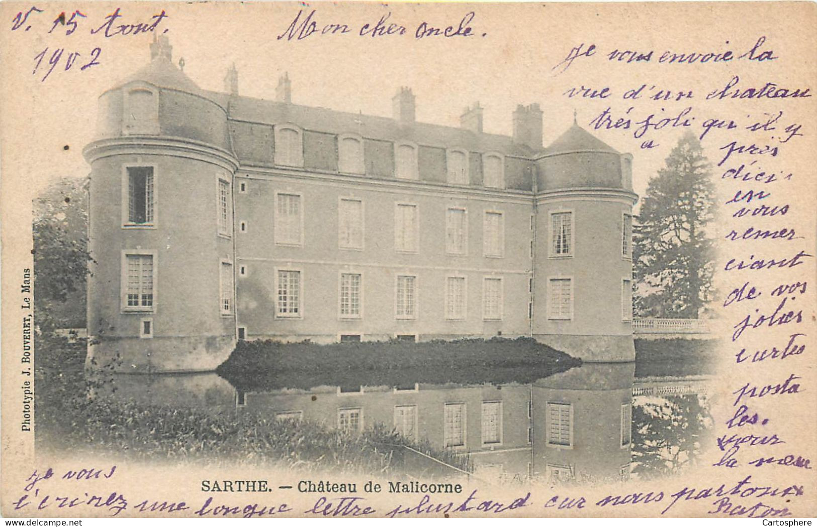 CPA 72 Sarthe Malicorne sur Sarthe Château de Malicorne