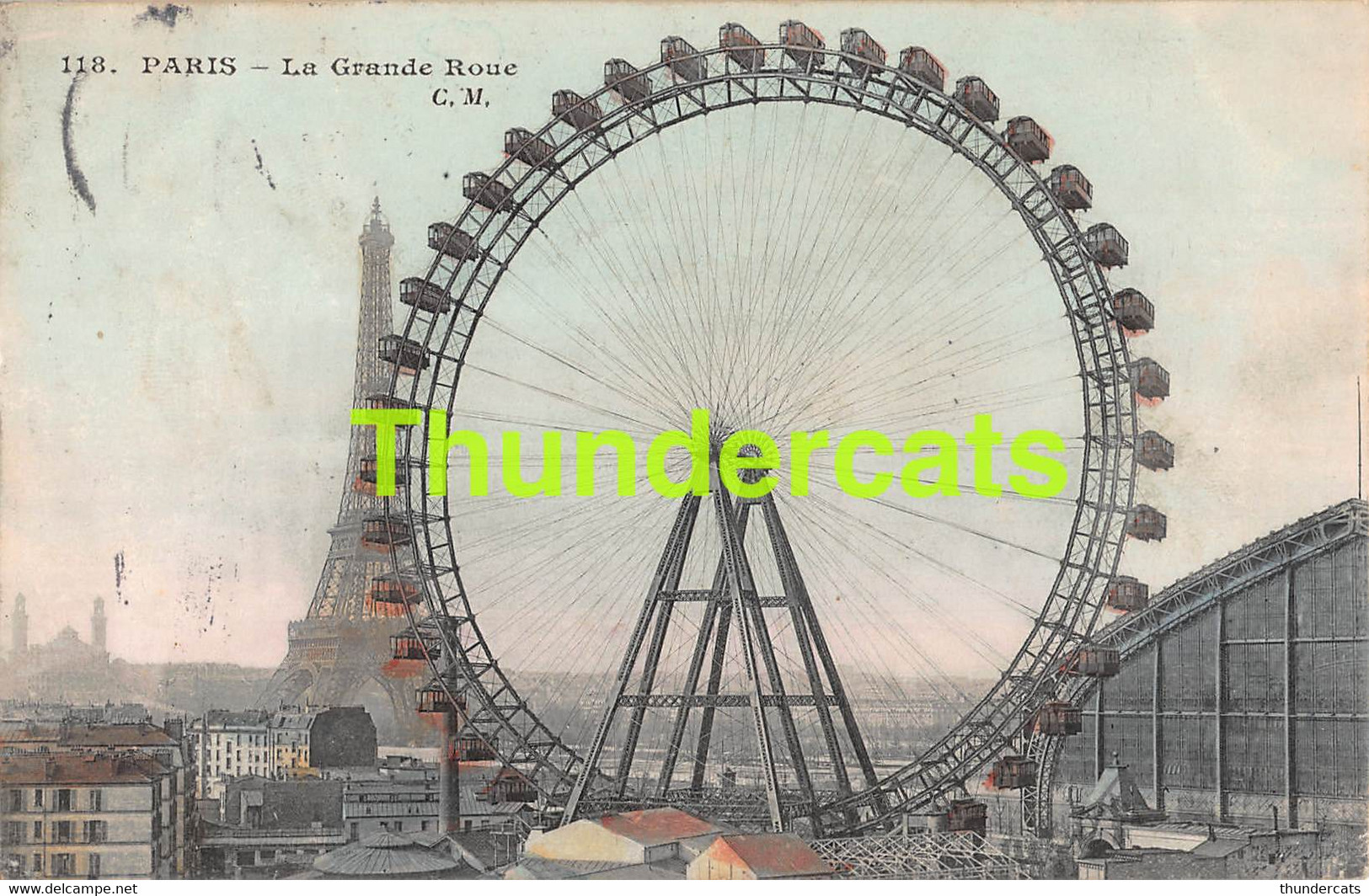 CPA 75 PARIS LA GRANDE ROUE