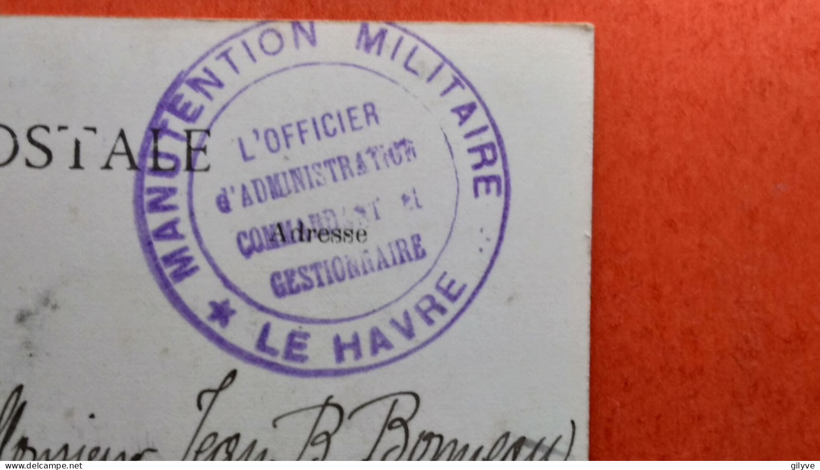 CPA (76) Le Havre .La plage. Cachet Manutention militaire.Le Havre.  (2A.n°6)