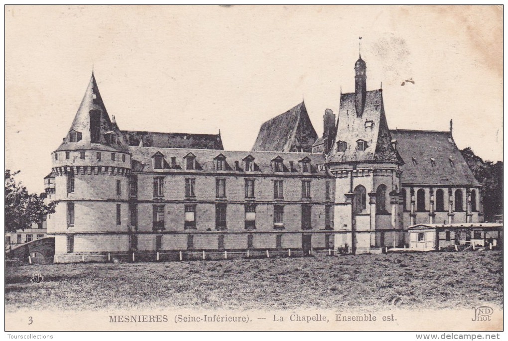 CPA 76 @ MESNIERES en Bray @ La Chapelle , Ensemble EST