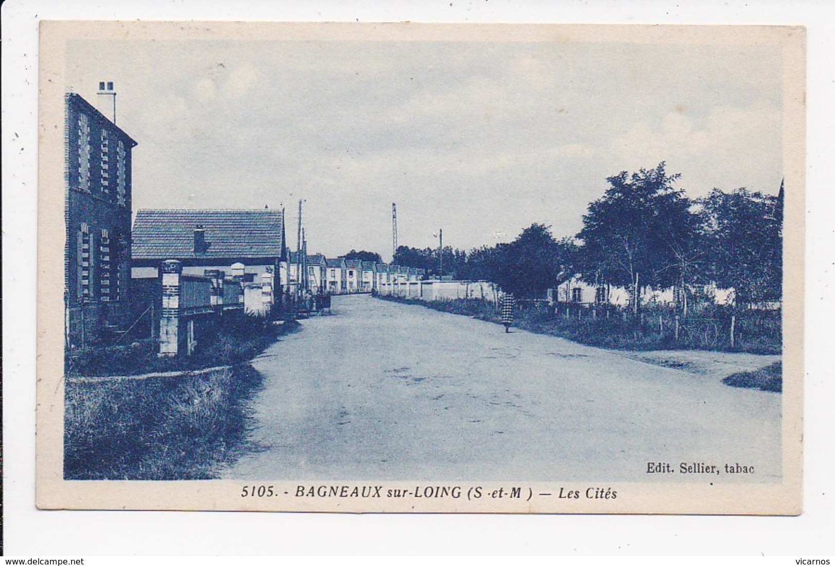 CPA 77 BAGNEAUX SUR LOING Les cités