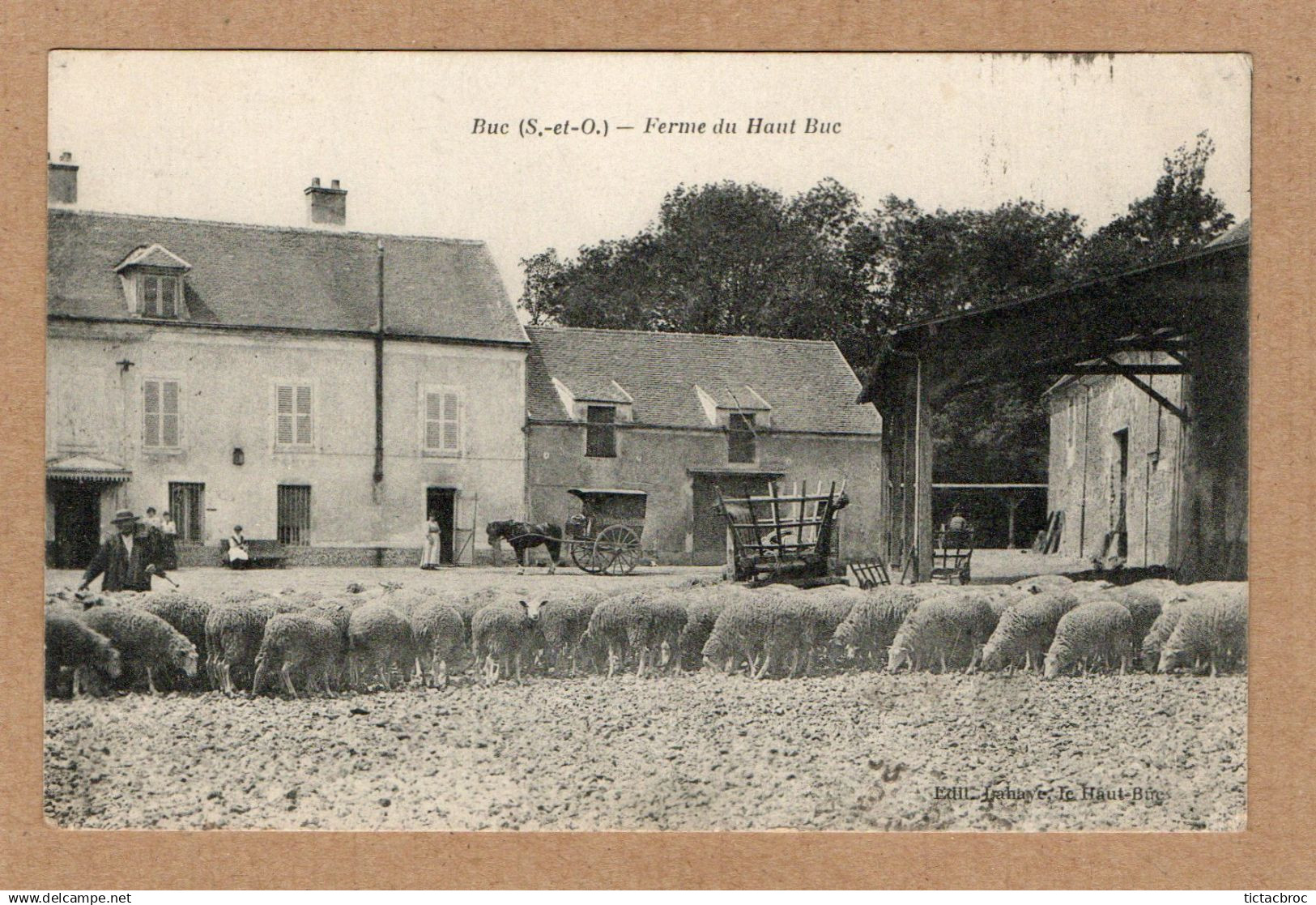 CPA 78 Buc Ferme du Haut Buc