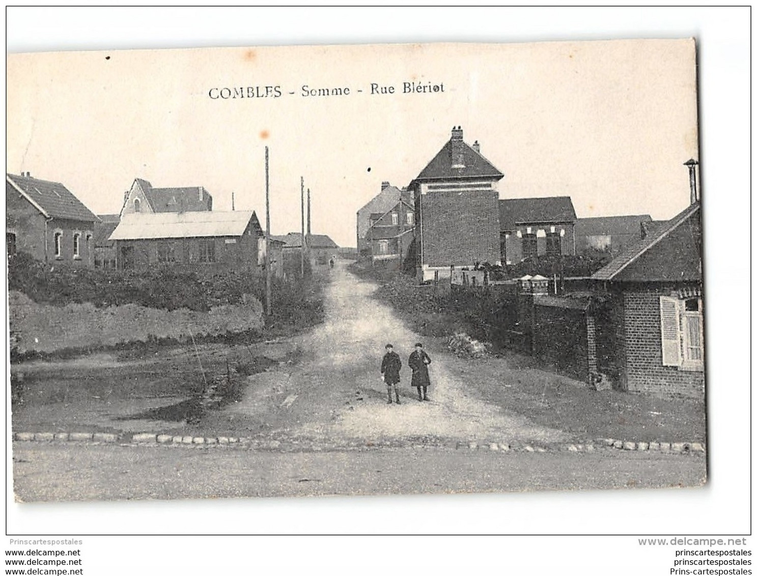 CPA 80 Combles Rue Bleriot