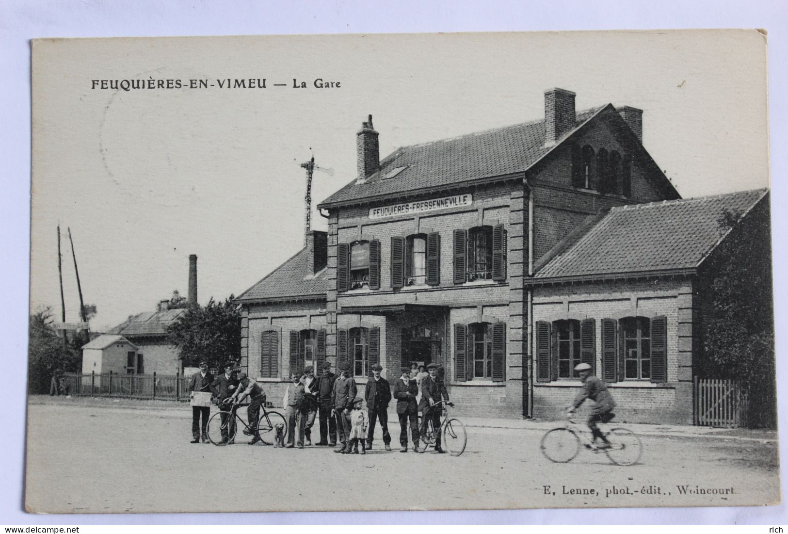 CPA [80] Somme >  Feuquieres en Vimeu - La gare
