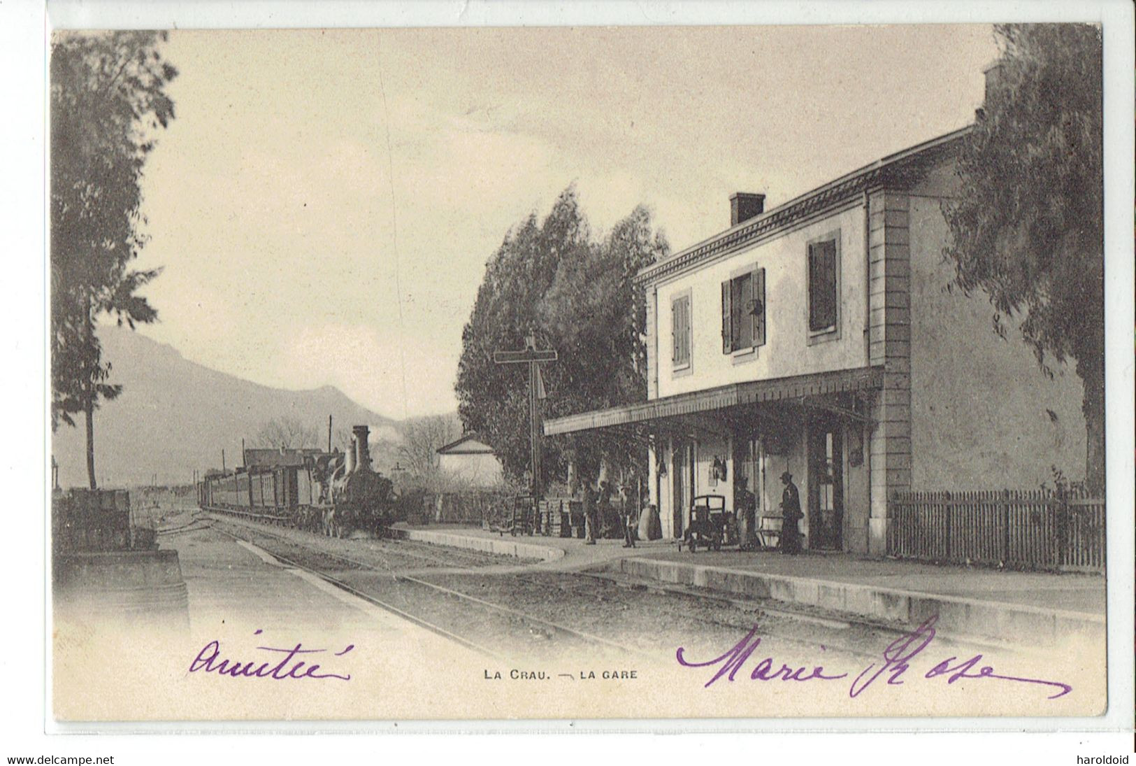 CPA 83 - LA CRAU - LA GARE