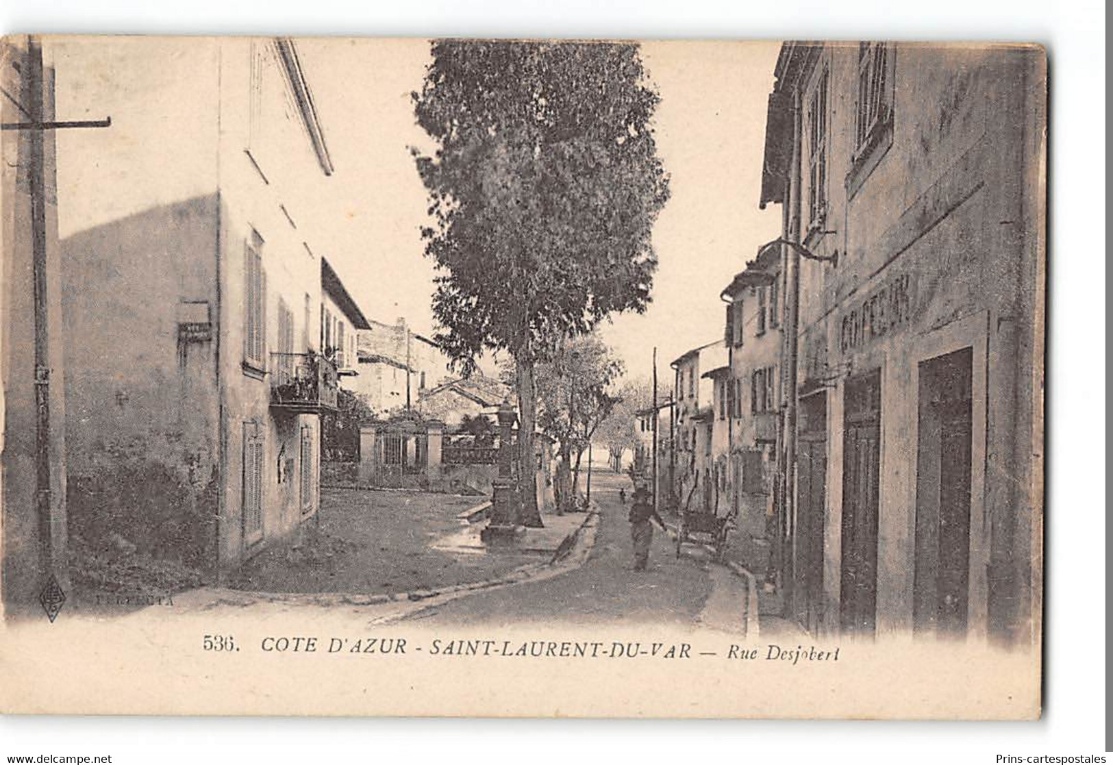CPA 83 Saint Laurent du Var rue Desjobert