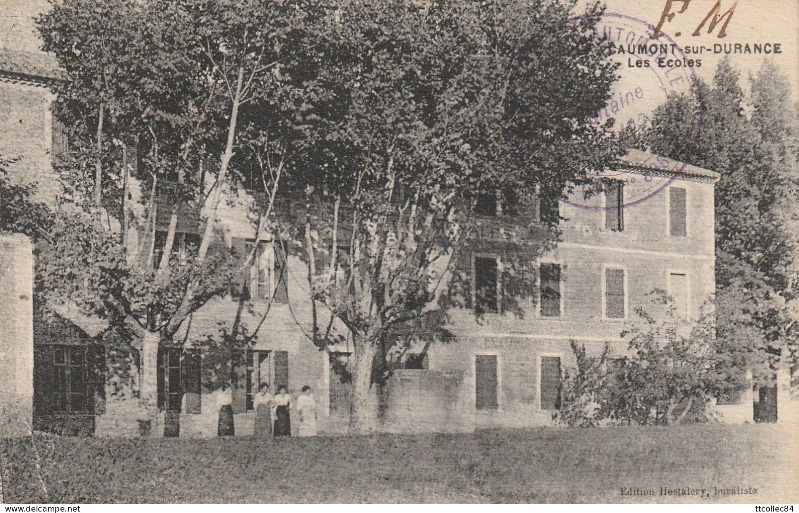 CPA-84-CAUMONT SUR DURANCE-Les écoles