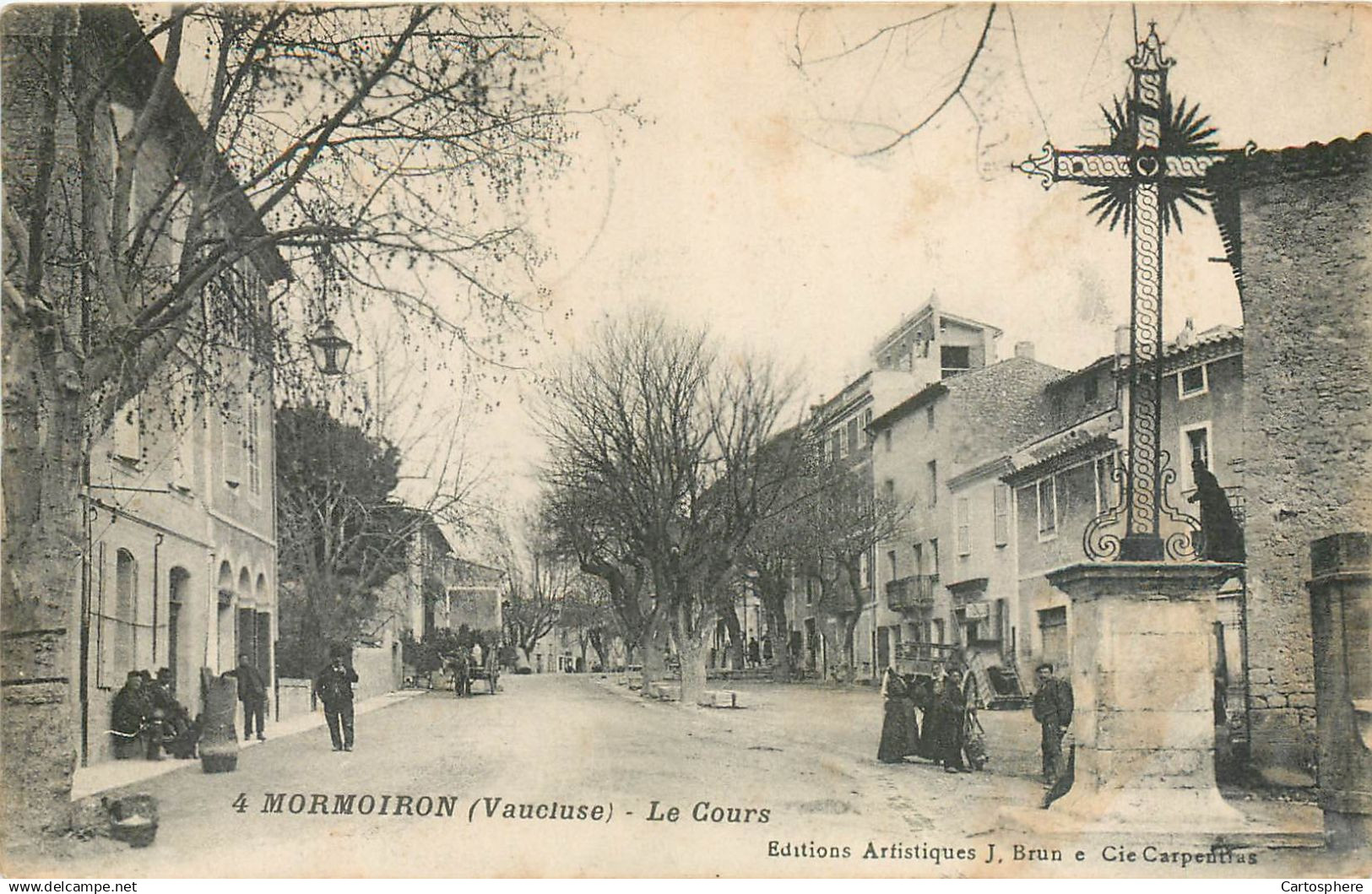 CPA 84 Vaucluse Mormoiron le Cours