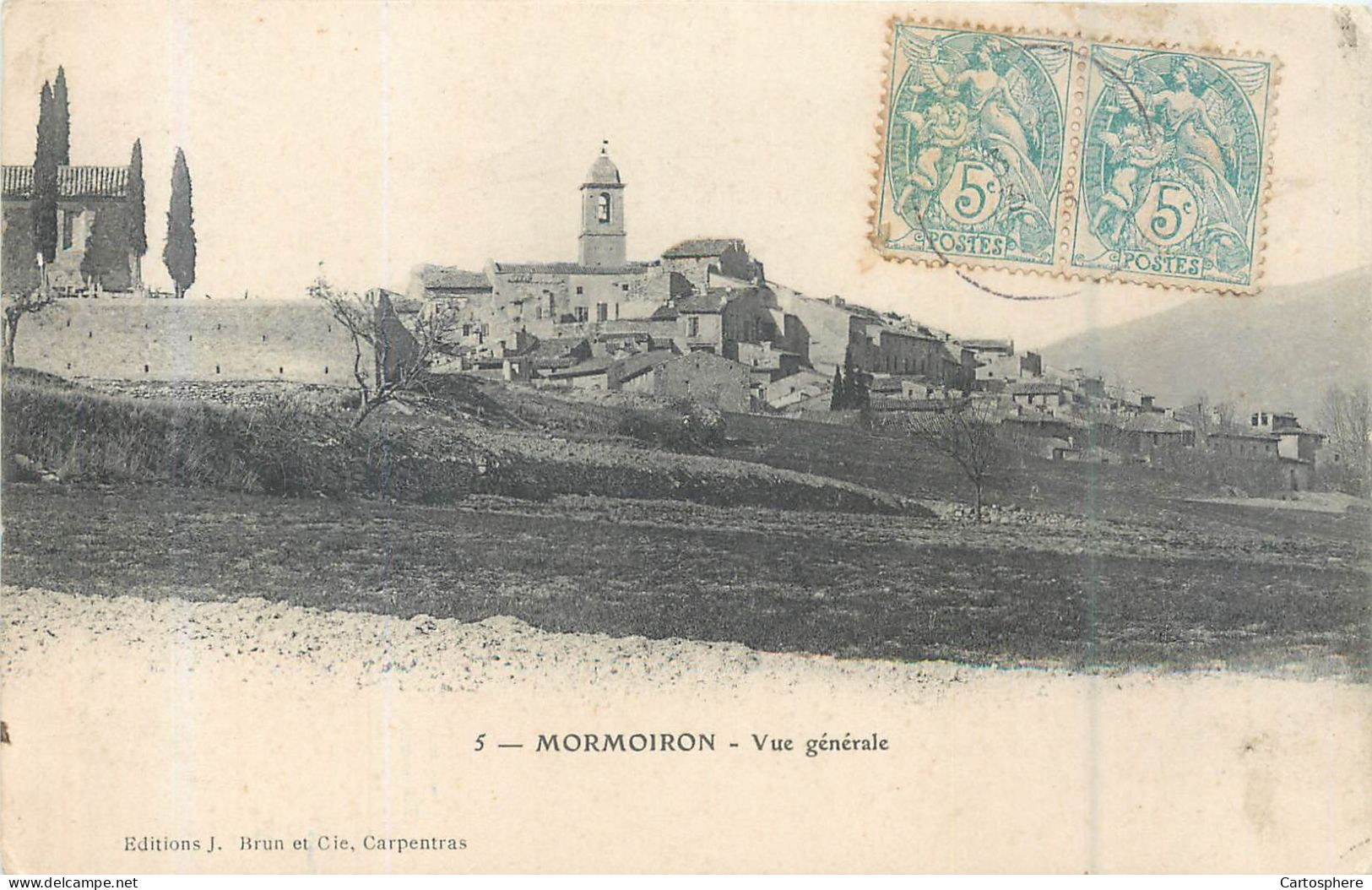 CPA 84 Vaucluse > Mormoiron Vue générale