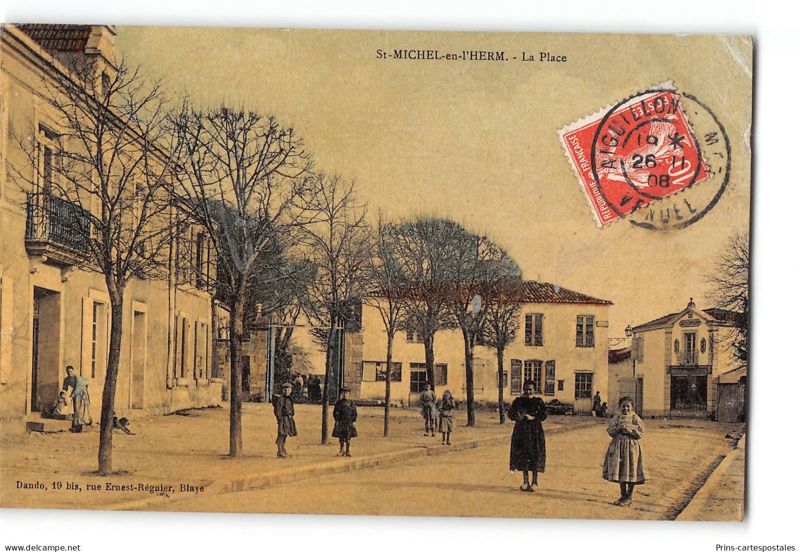 CPA 85 Saint Michel en L'herm la Place