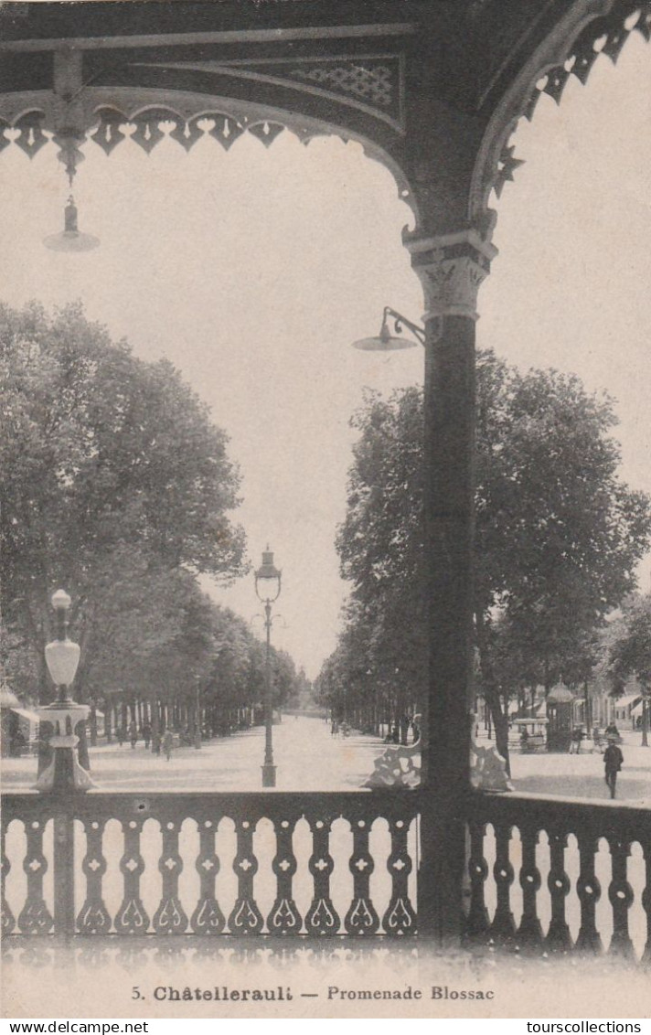 CPA 86 @ CHATELLERAULT - Promenade Blossac - le Kiosque - Editeur Arrégnon (Chatellerault) n° 5