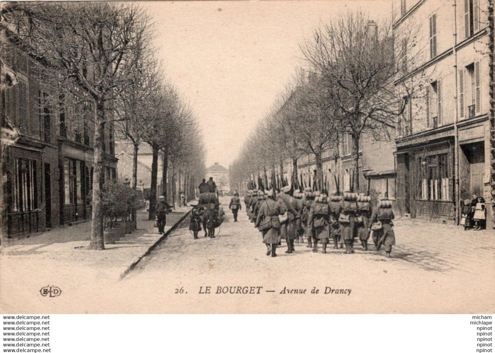 CPA 93 LE BOURGET avenue de Drancy