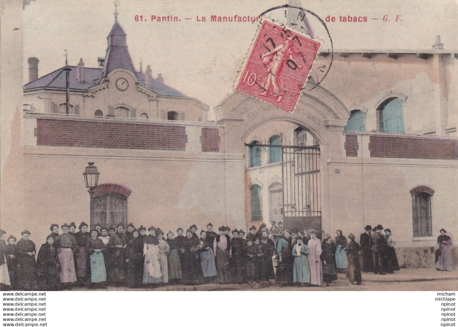 CPA  93  PANTIN la manufacture de tabac