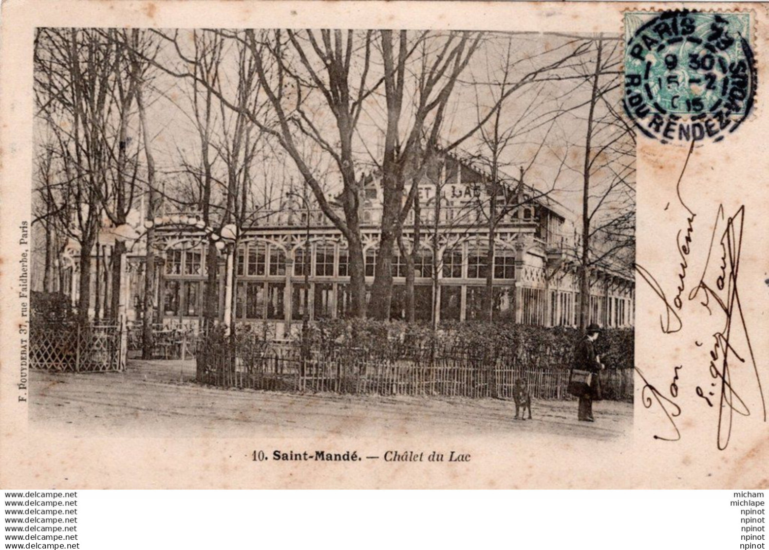 CPA 94  SAINT MANDE - chalet du lac