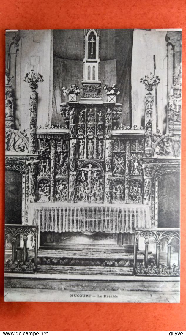 CPA (95)  NUCOURT. Le Rétable.    (1A.n°741)