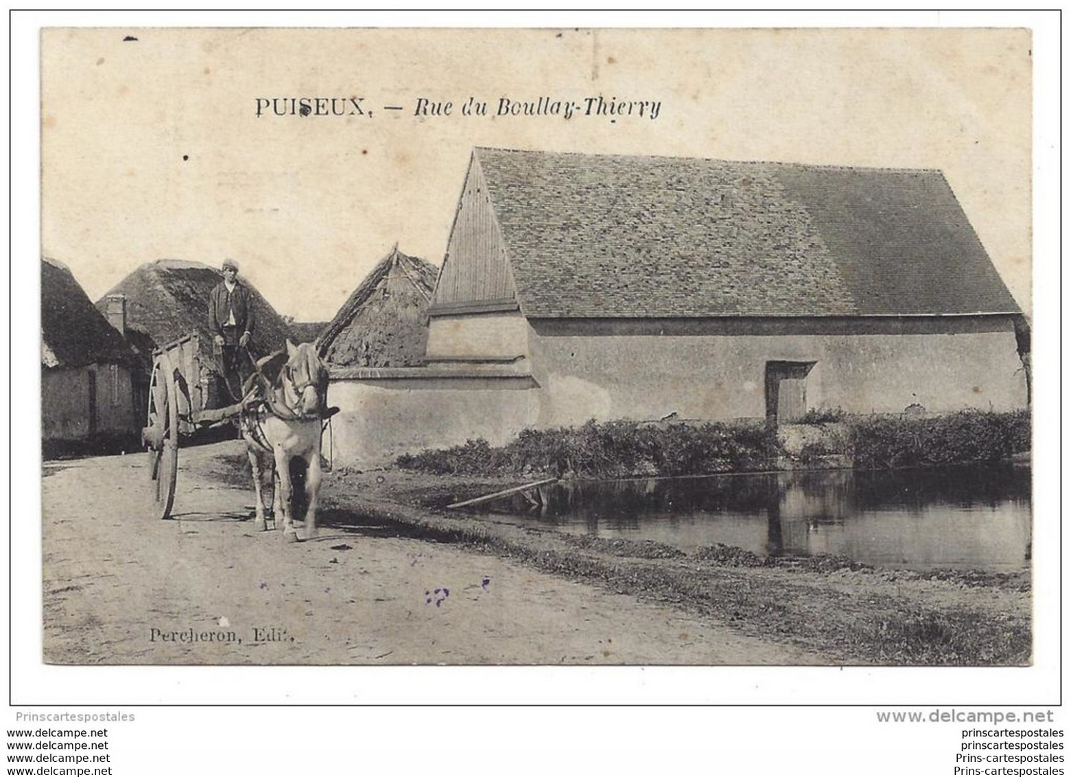 CPA 95 Puiseux Rue du Boullay Thierry