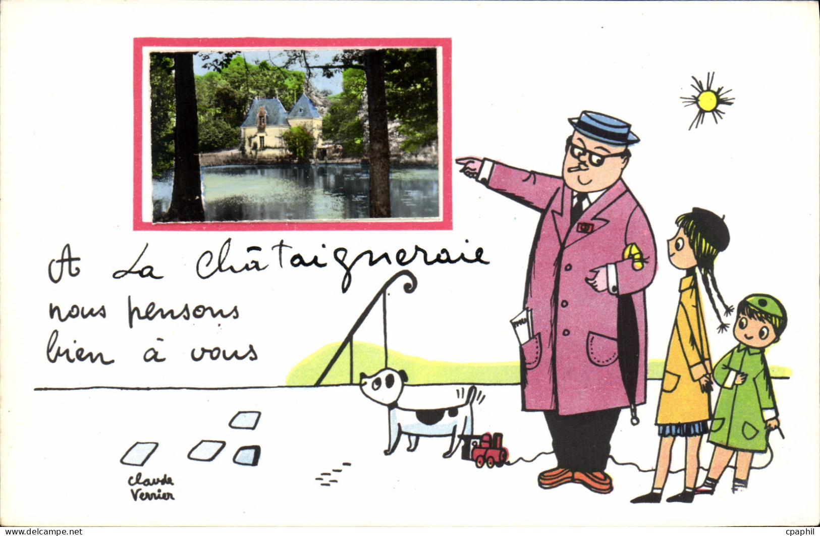 CPA A la Chataigneraie