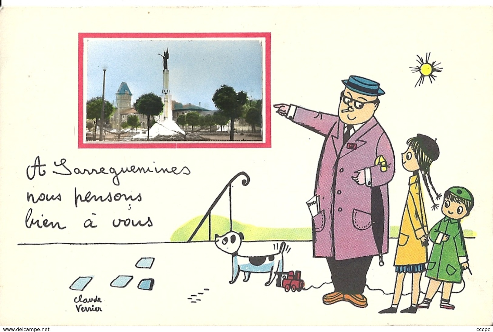 CPA A Sarreguemines Nous pensons bien à vous