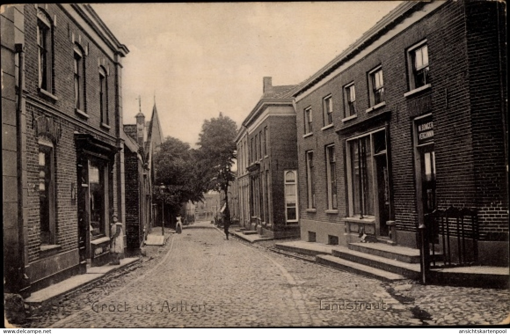 CPA Aalten Gelderland Niederlande, Landstraat