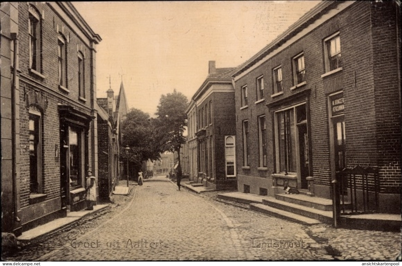 CPA Aalten Gelderland Niederlande, Landstraat