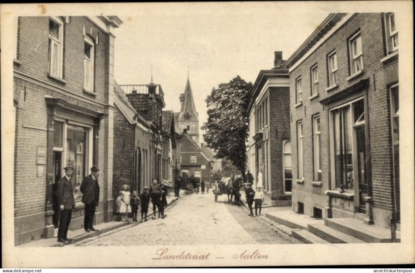 CPA Aalten Gelderland Niederlande, Landstraat