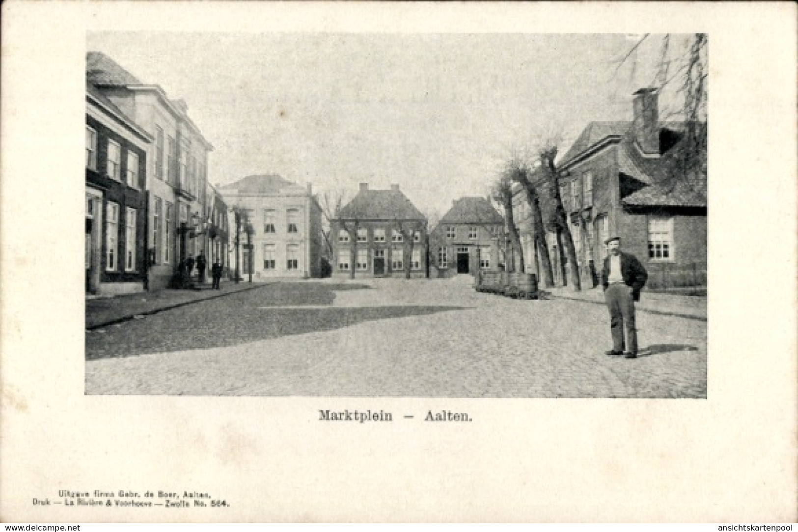 CPA Aalten Gelderland Niederlande, Marktplatz