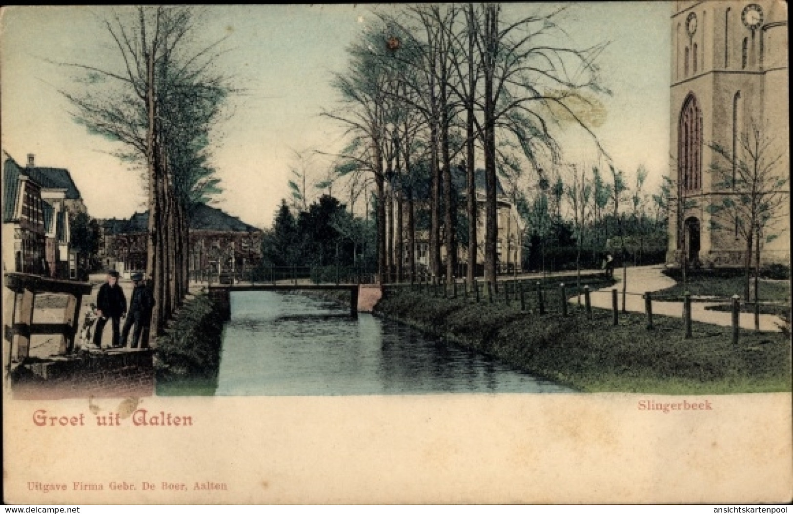 CPA Aalten Gelderland Niederlande, Slingerbeek