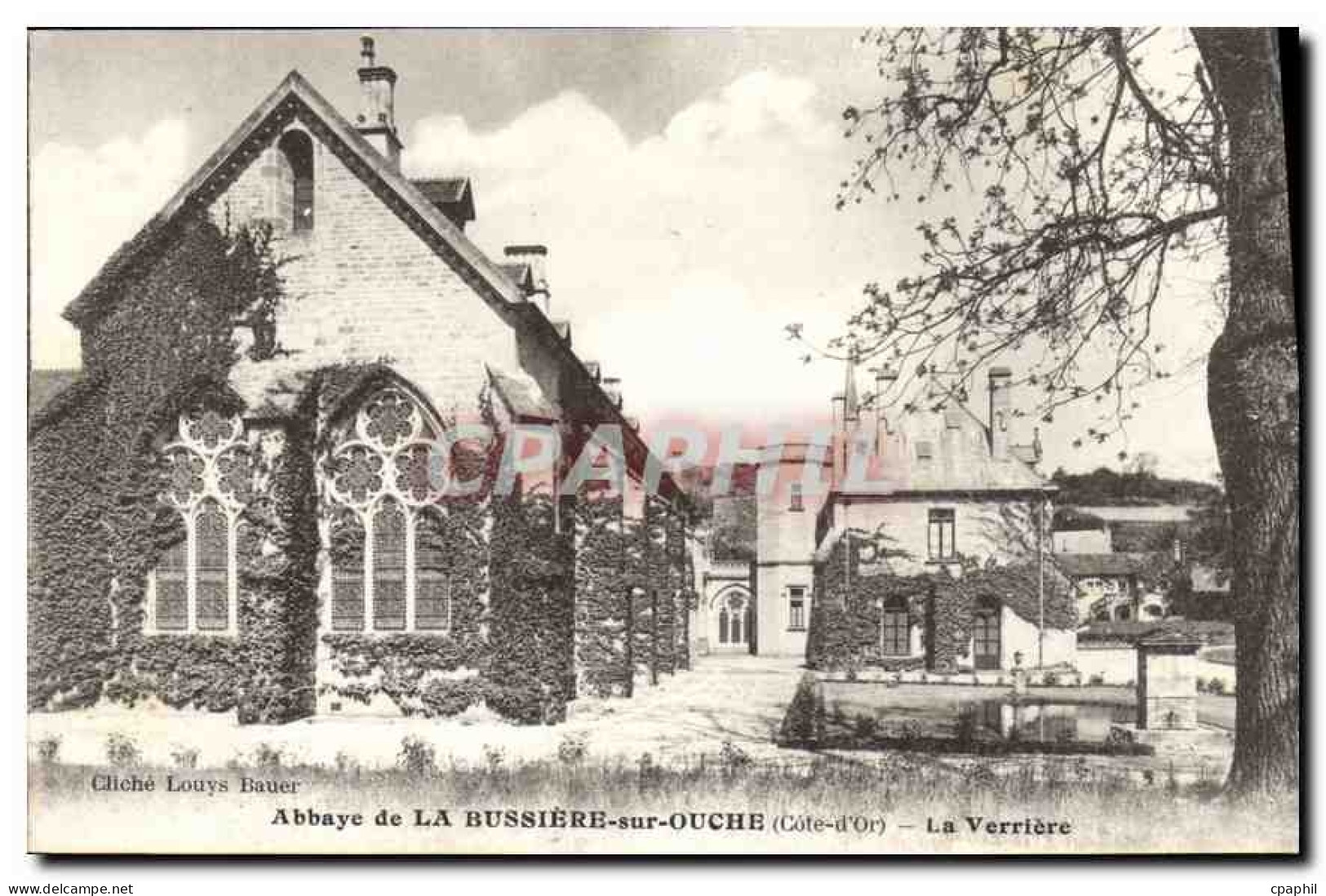 CPA Abbaye de La Bussiere sur Ouche Cote d'Or La Verriere